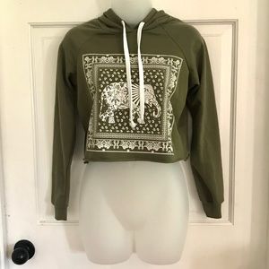 Rue 21 Cropped Hoodie